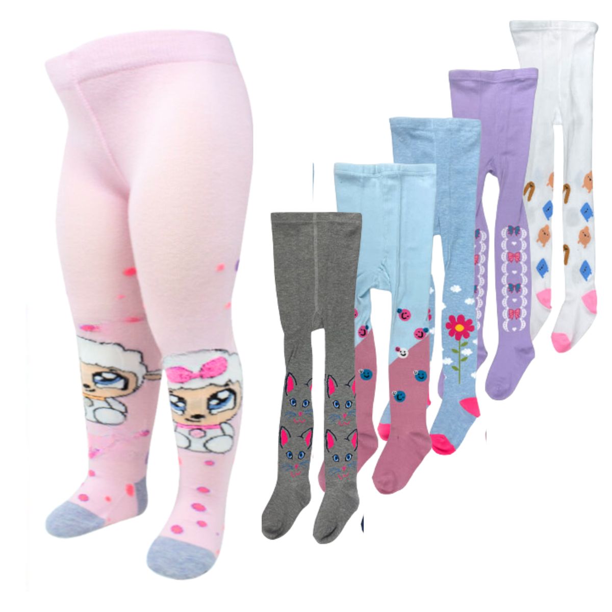 UTILISIMO - Pack 3 Pantys Primera Capa Niña Algodón Buen Estire
