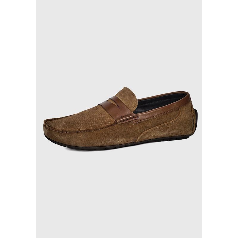 ENZO MANZINI - Mocasín Cuero Genova Café ENZO MANZINI