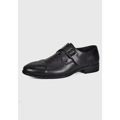 ENZO MANZINI - Zapato Cuero Verona Negro