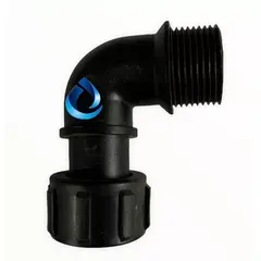 GENERICO - Codo Curva Manifold 1 Pulgada Plastico