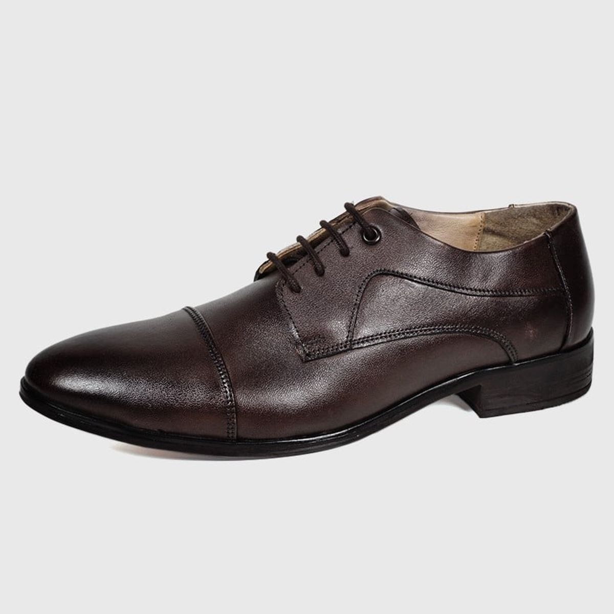 ENZO MANZINI - Zapato Cuero Palermo Café Oscuro ENZO MANZINI