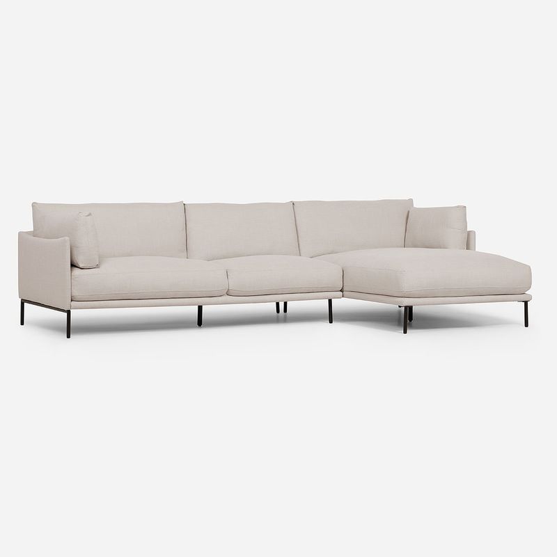 ROSEN - Sofá Seccional Rosen Thamova Derecho Tela Beige