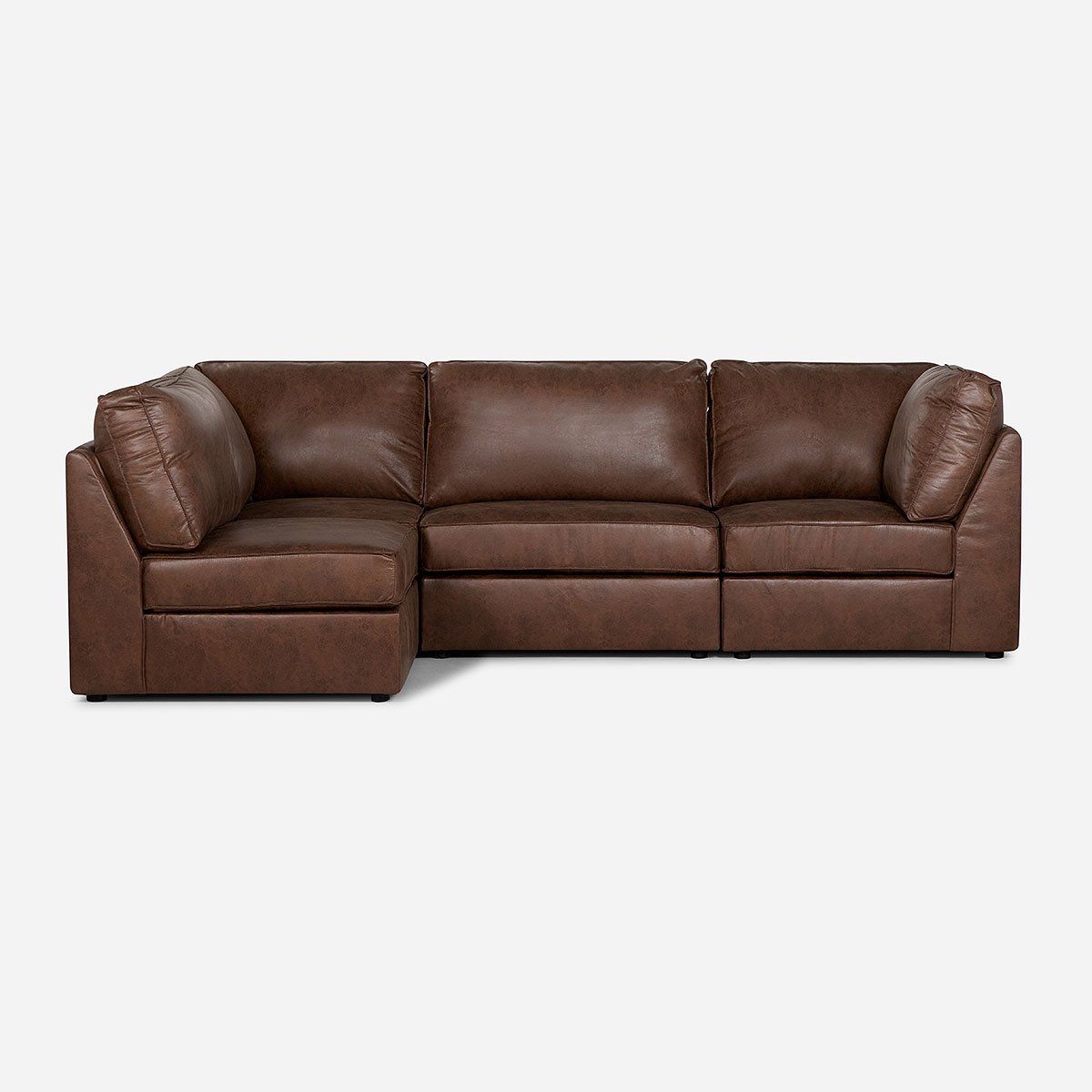 ROSEN - Sofá Modular Rosen Charly Tela 4 Piezas Camel