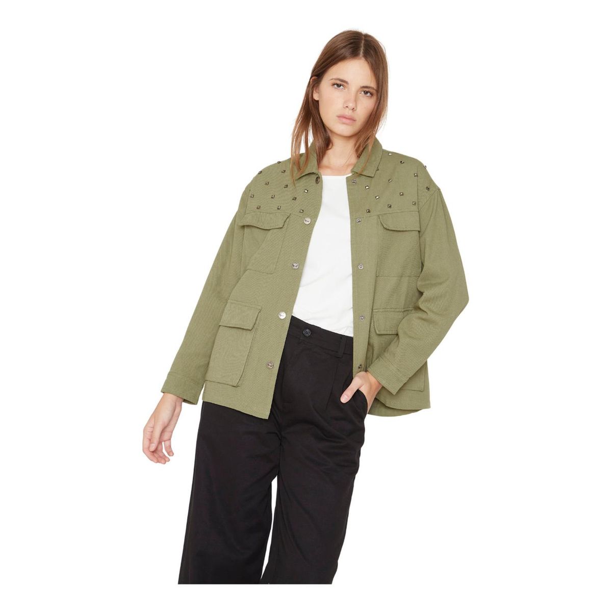 JACINTA TIENDA - Chaqueta James verde Jacinta Tienda
