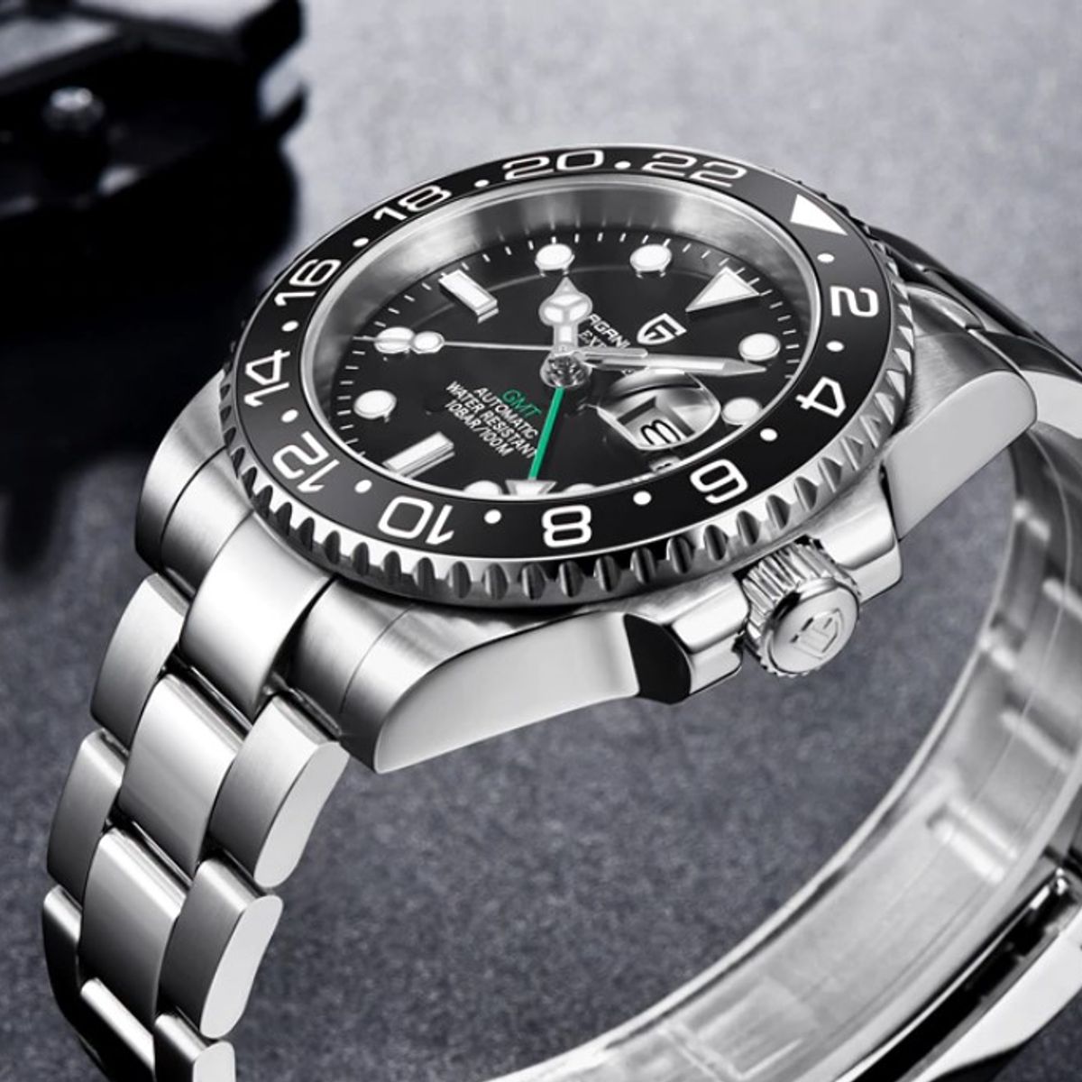 PAGANI - Reloj Hombre PAGANI SUBMARINER  GMT Automático Cristal de Zafiro