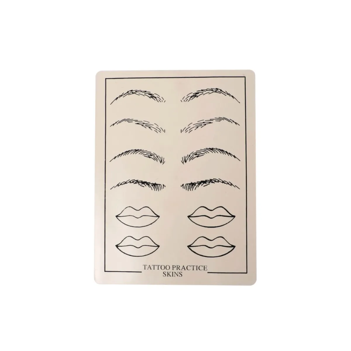 GENERICO - Piel Sintética De Practica Micropigmentación Cejas Y Labios