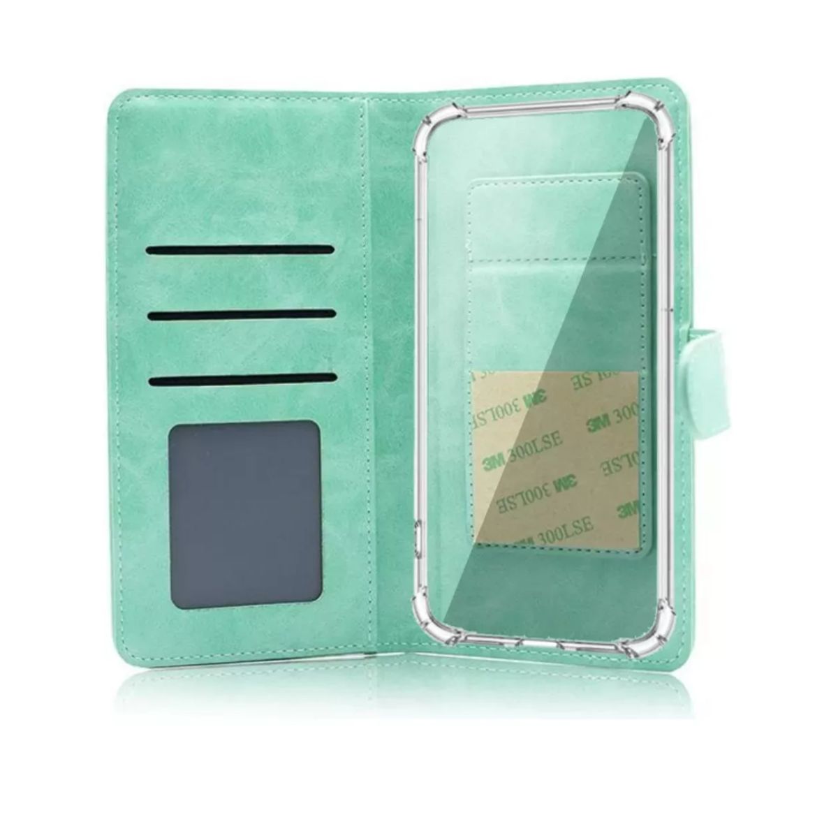 GENERICO - Flip Cover Agenda Verde Para Samsung