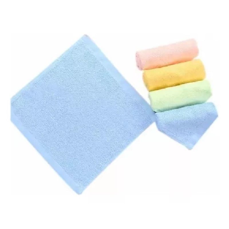 GENERICO - Pack 10 Toallas Cuadrada De 25 X 25 Cm Algodon Limpieza 324002