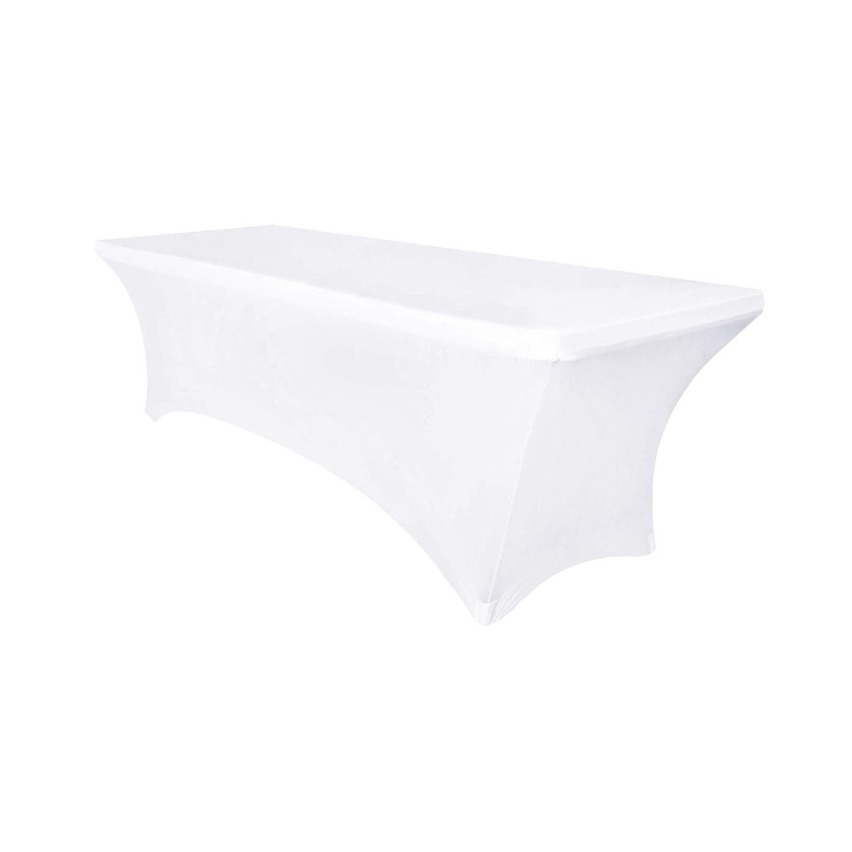 GENERICO - Funda Mantel Tela Spandex Mesa 180cm Evento Hogarútil Blanco