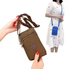 GENERICO - Bolso Cartera Bandolera Porta Celular