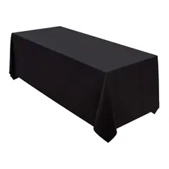 GENERICO - Mantel Rectangular Negro Grande Hogarutil Negro