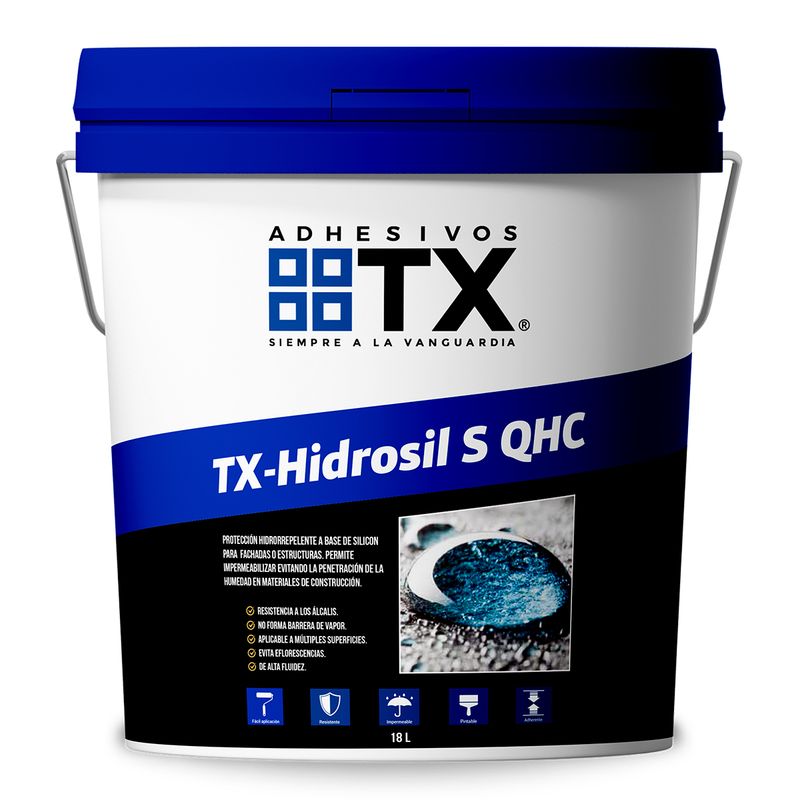 TX - Hidrosil S - Impermeabilizante E Hidrorepelente - 18lts
