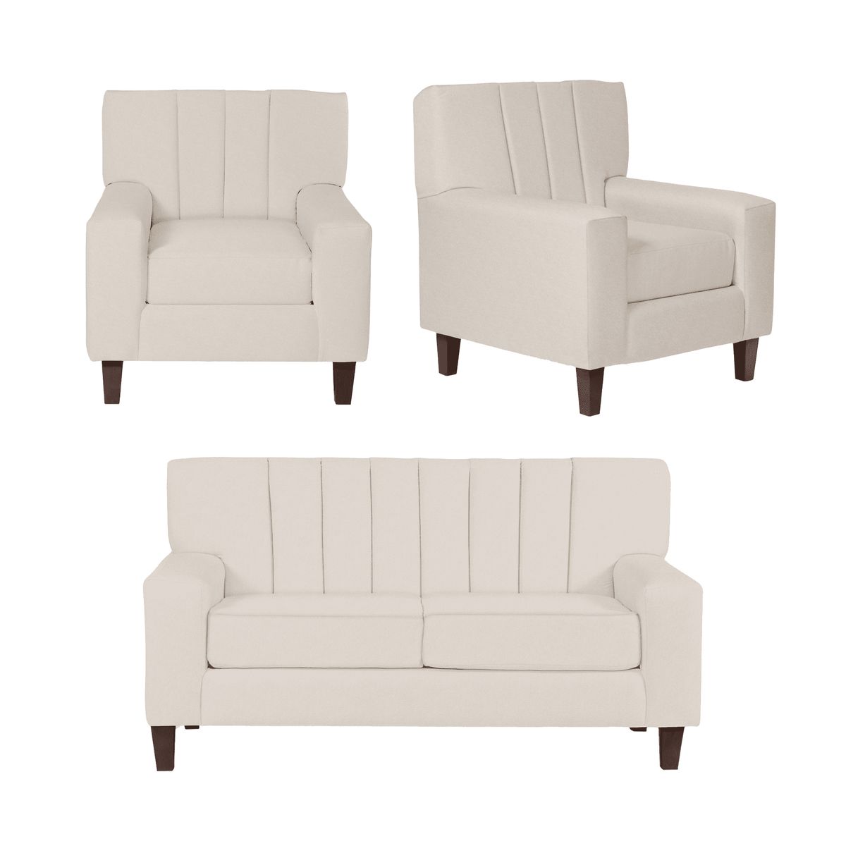 CASA WOW DECO - LIVING SENA 2-1-1 BEIGE