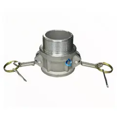 GENERICO - Camlock Tipo B 4 He - Hembra B400 Aluminio 1 Pieza