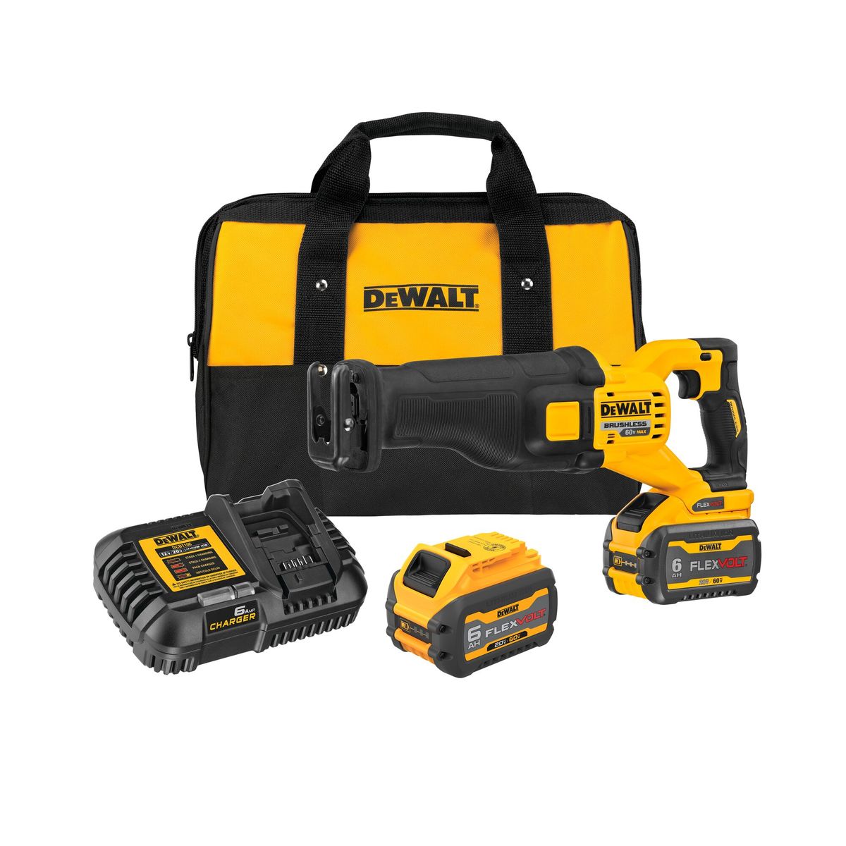 DEWALT - Kit Sierra sable reciproca 1-1/8´ 60V DEWALT DCS389T2-B2