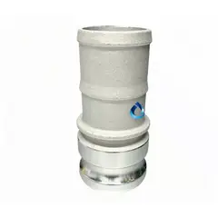 GENERICO - Camlock Tipo E 2 1/2 Manguera - Macho E250 Aluminio 1 Pieza