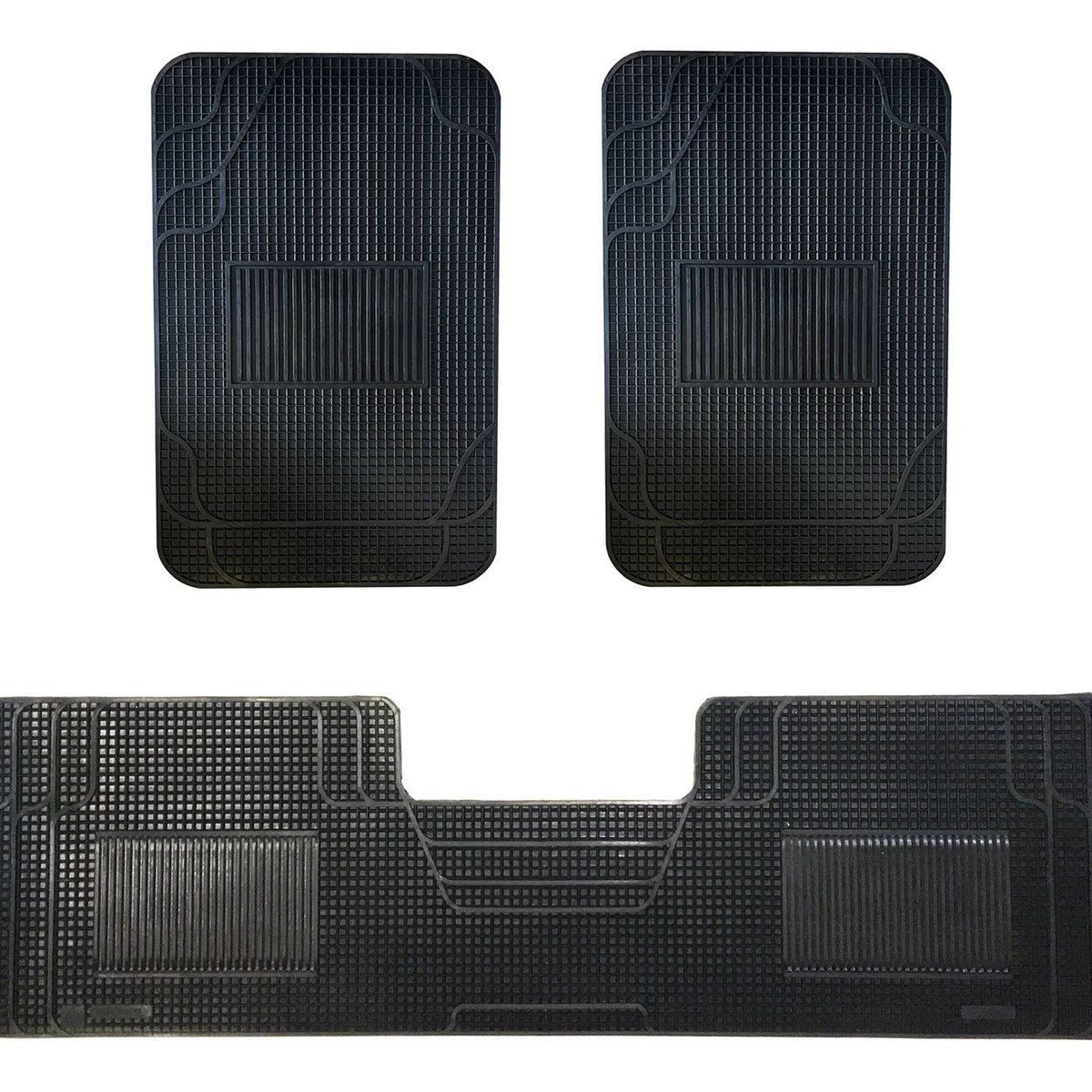 GENERICO - Piso De Goma 3 Piezas Autos Y Camionetas Grueso Alta Calidad