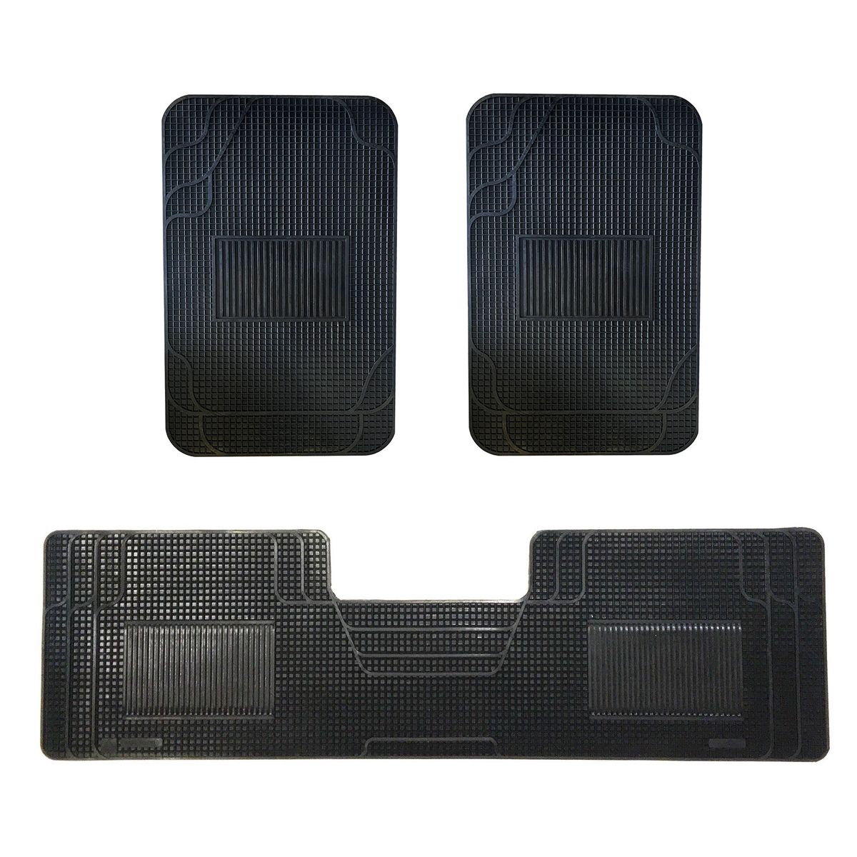 GENERICO - Piso De Goma 3 Piezas Autos Y Camionetas Grueso Alta Calidad