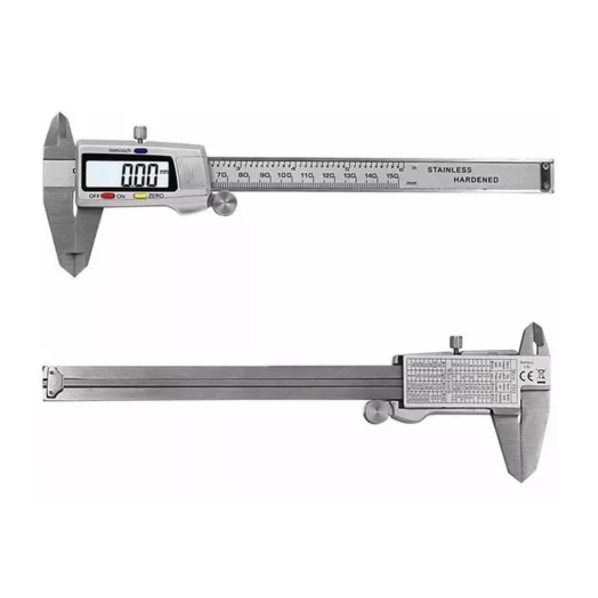 IMPORTCLICK - Pie Metro Digital Profesional 0-150 MM Estuche Acero IMPORTCLICK