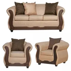 GENERICO - Juego de Living 3 1 1 Serrana Beige