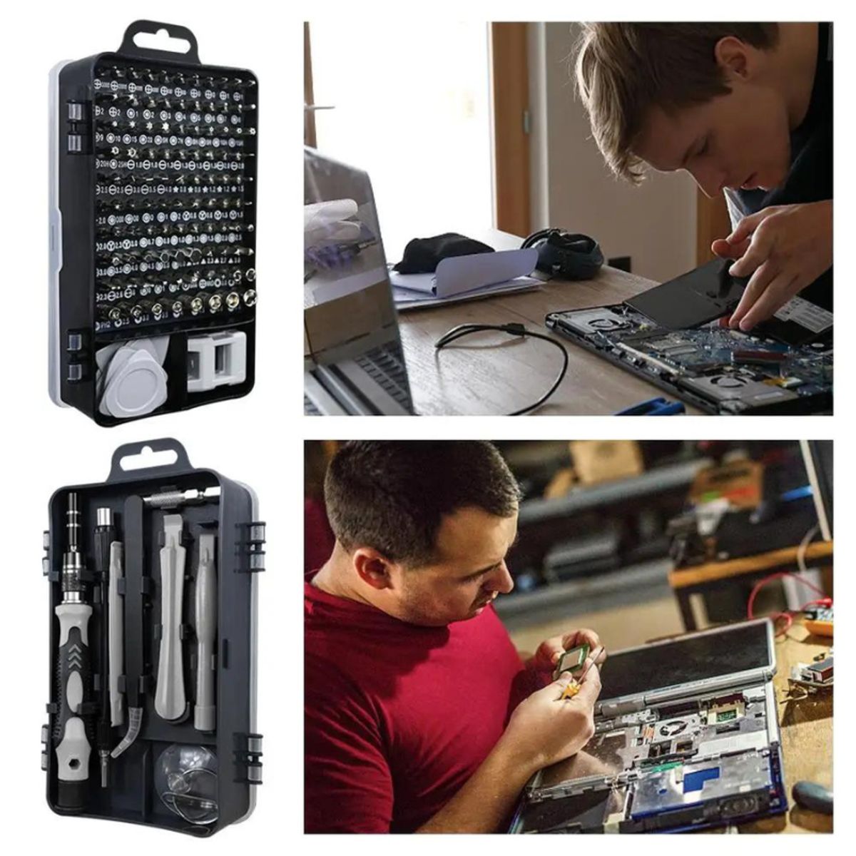 GENERICO - Set puntas atornillador 115 en 1 PS4/PS5/XBOX