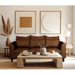 CASA WOW DECO - SOFA ASTURIAS 3C CAFÉ