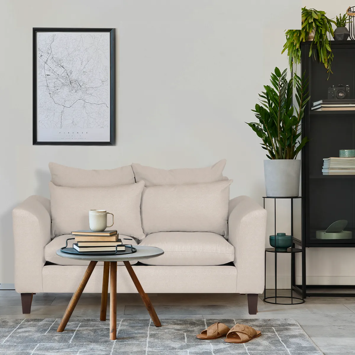 CASA WOW DECO - SOFA ASTURIAS 2C BEIGE