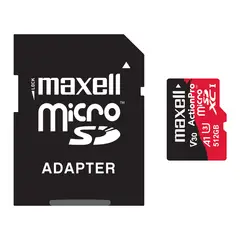MAXELL - Tarjeta MicroSD 512GB UH-3 8K 100MBS