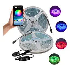 GENERICO - Tira De Luces Led Rgb Usb 1 metro, Con App.