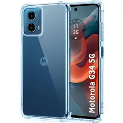 GENERICO - Carcasa Antishock Transparente para Moto G34 5g