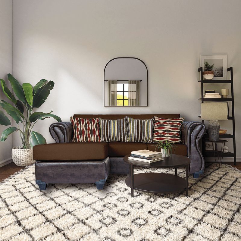 CASA WOW DECO - SECCIONAL VERONA REVERSIBLE CAFÉ
