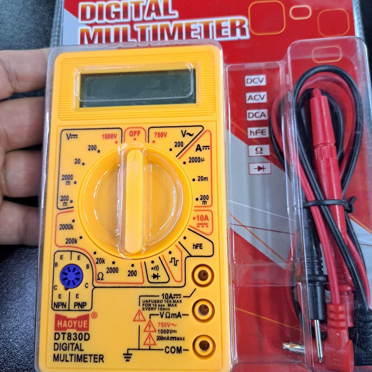 GENERICO - Multímetro Digital De Cuarzo