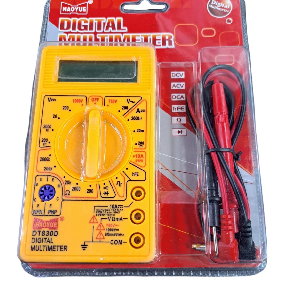 GENERICO - Multímetro Digital De Cuarzo