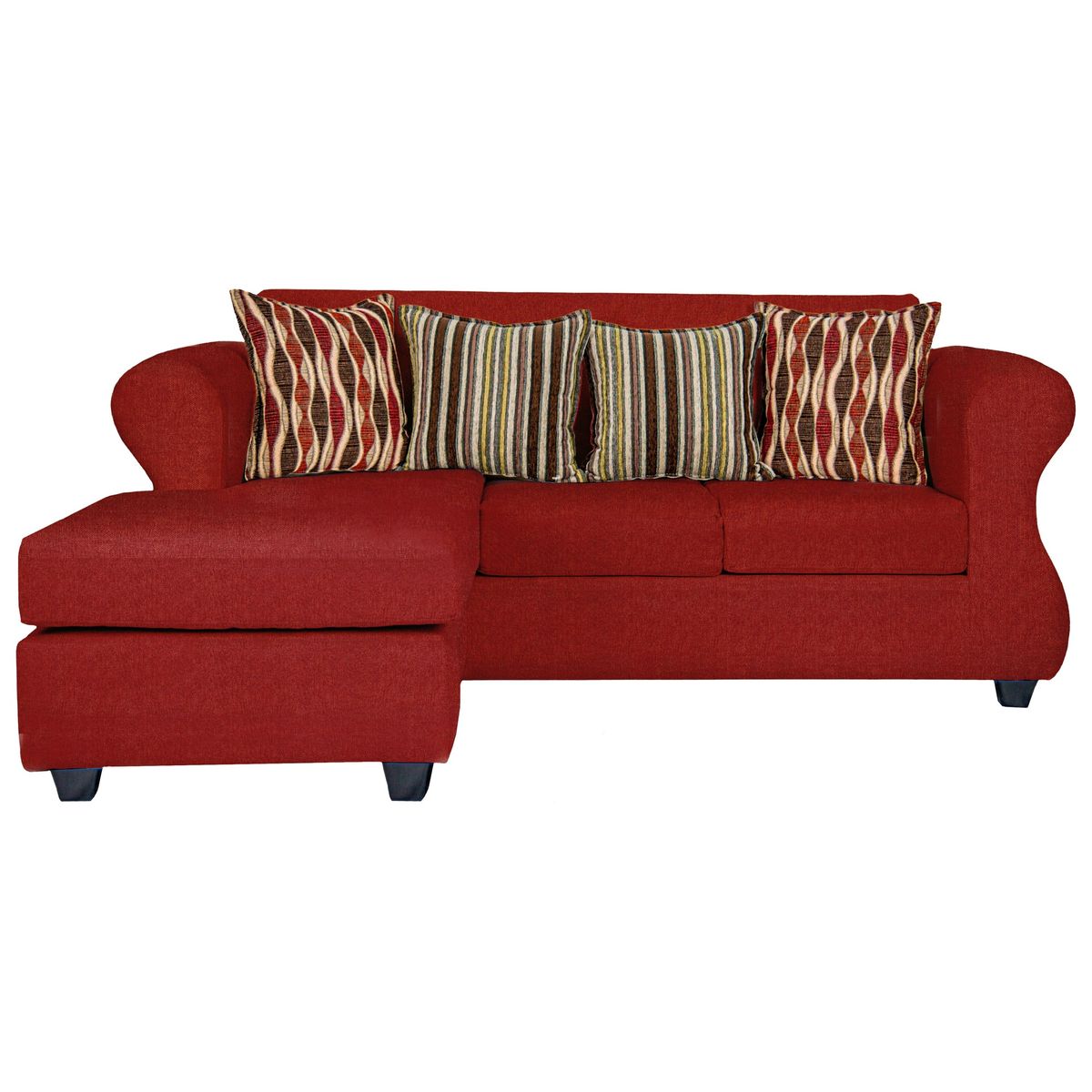 CASA WOW DECO - SECCIONAL ROMA REVERSIBLE ROJO