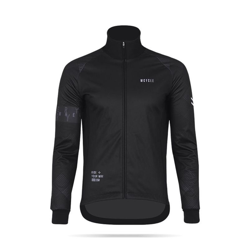 MCYCLE - Chaqueta térmica tipo Jersey MY055 black Talla M