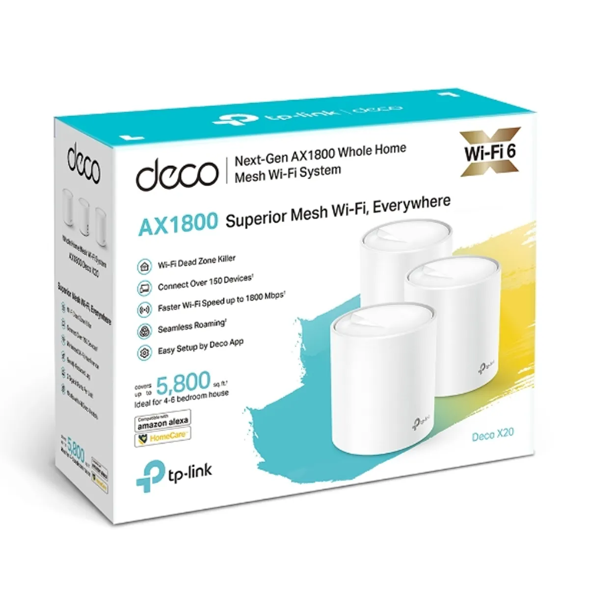 TP LINK - Sistema Wi-fi 6 Mesh Tp-link Deco X20 V2