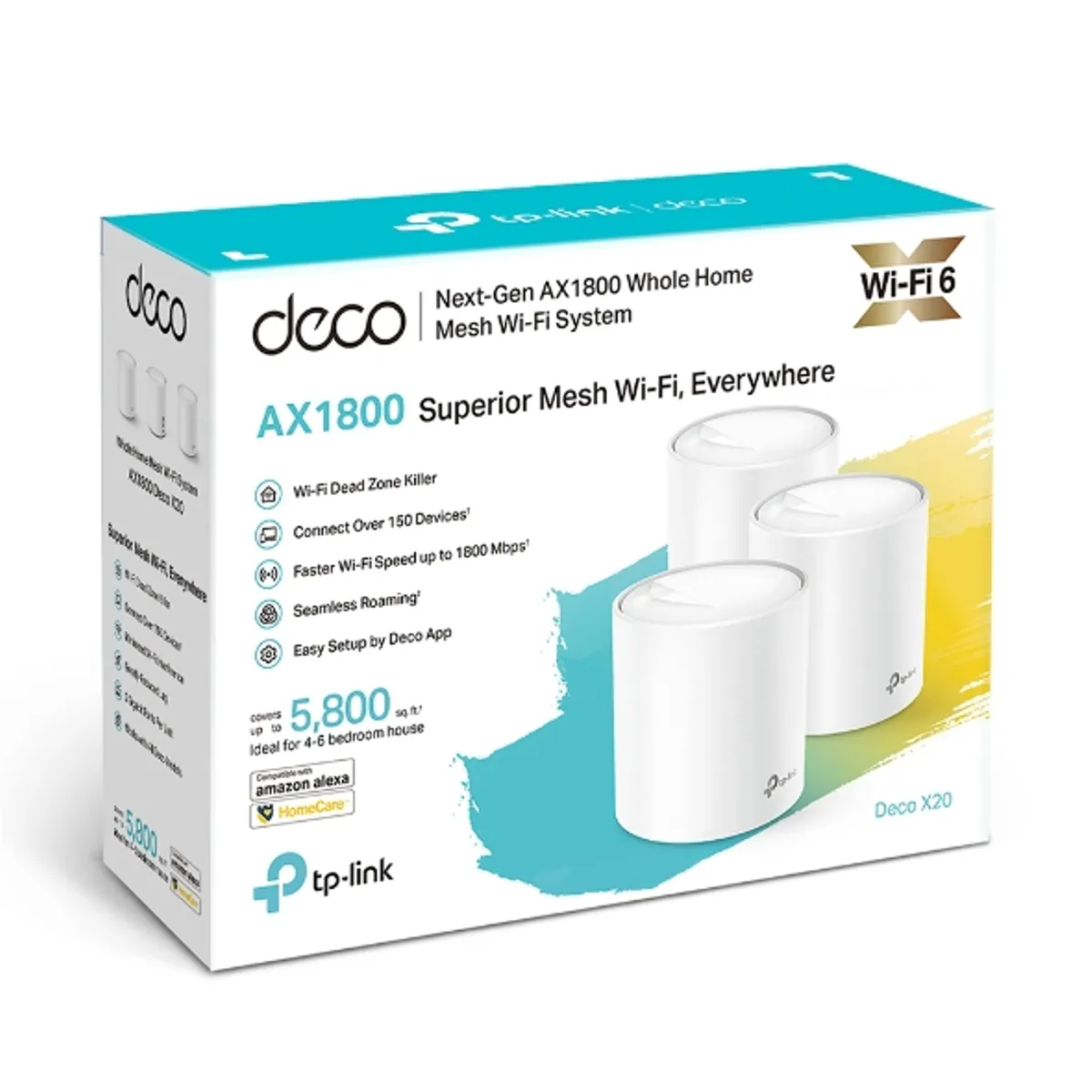 TP LINK - Sistema Wi-fi 6 Mesh Tp-link Deco X20 V2