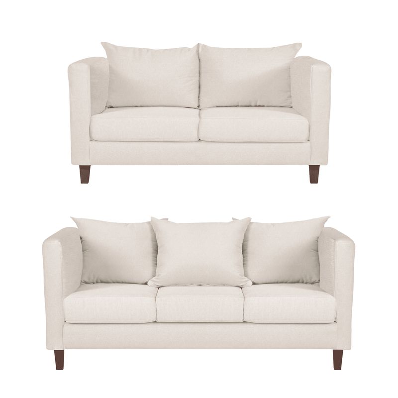 CASA WOW DECO - LIVING BILBAO 3-2 BEIGE