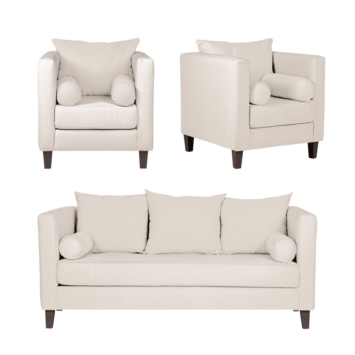 CASA WOW DECO - LIVING RIN 3-1-1 BEIGE