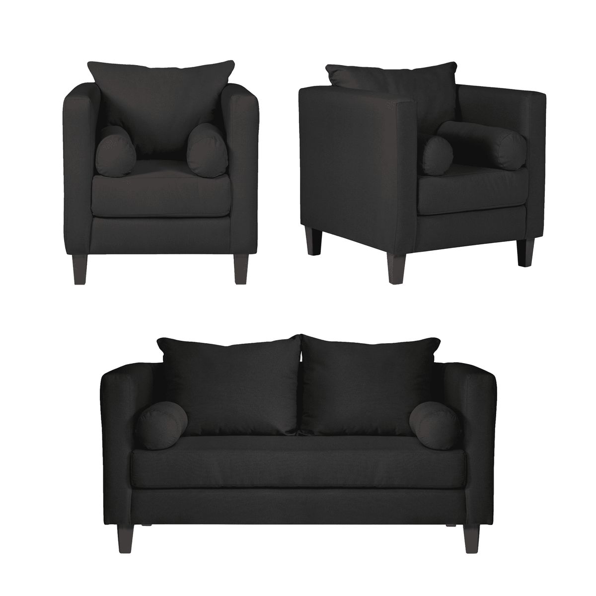 CASA WOW DECO - LIVING RIN 2-1-1 GRIS