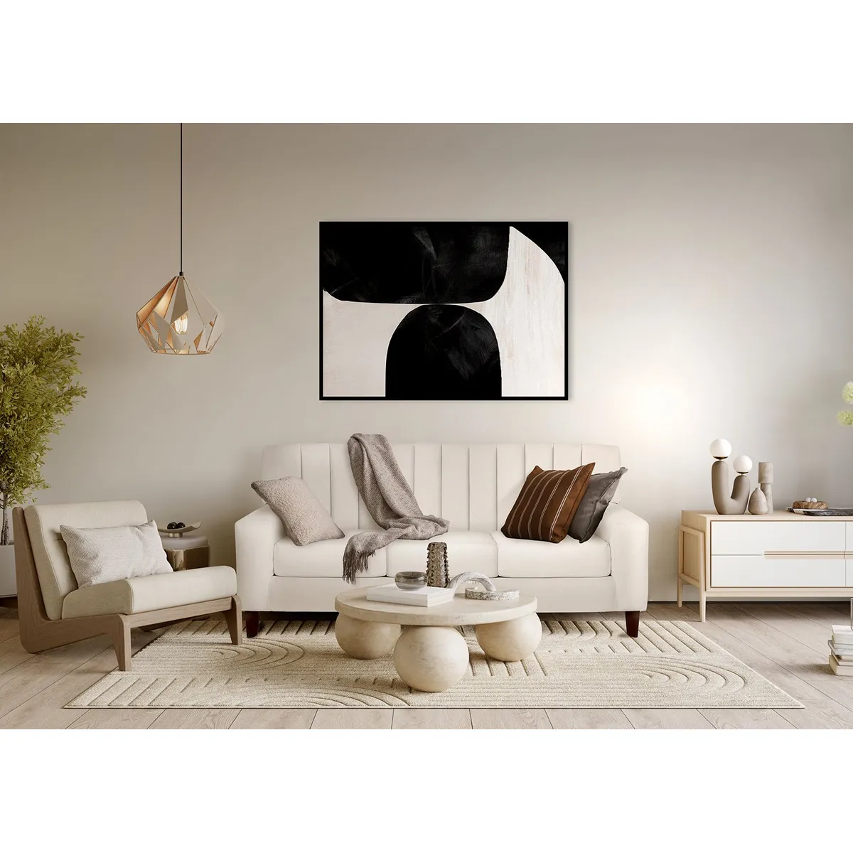 CASA WOW DECO - SOFA SENA 3C BEIGE