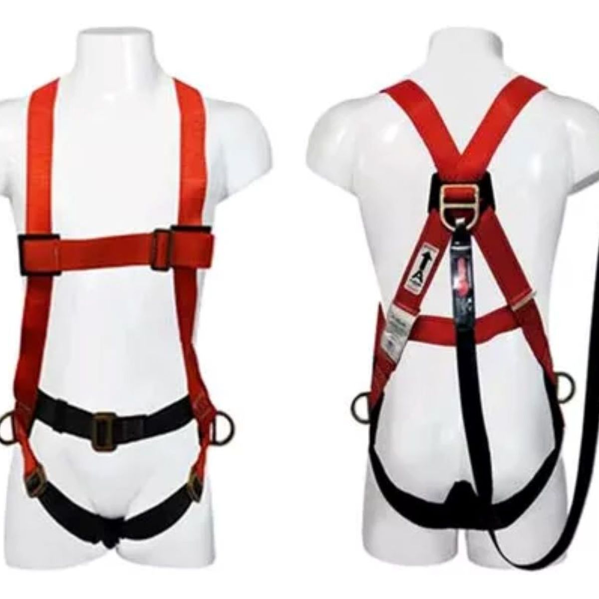 METALFER - Arnes De Seguridad 3 Argollas Estandar Ajustable Talla XL