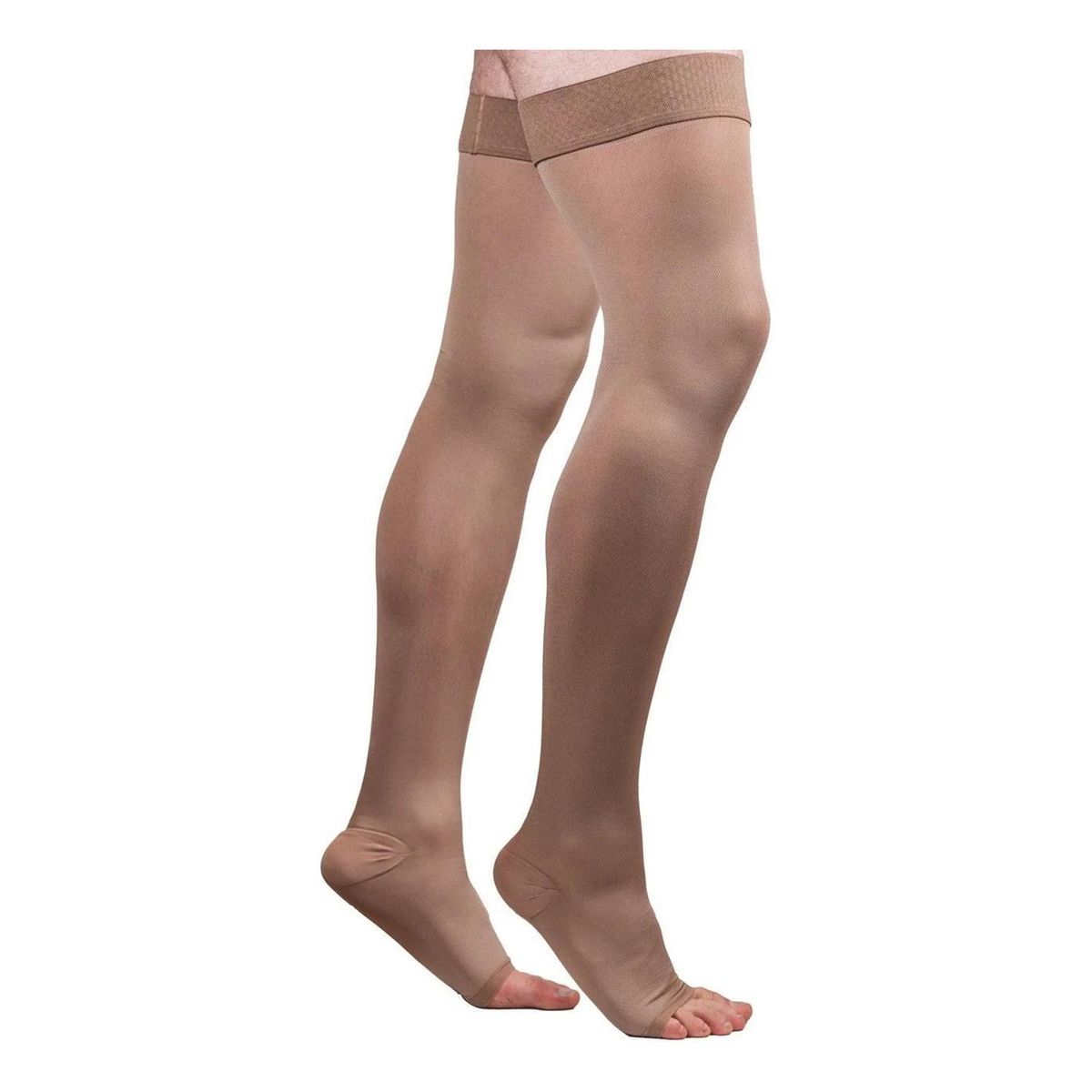 IBICI - Media Varimed Compresión Graduada 3040mmhg Punta Abierta - Marron claro - M
