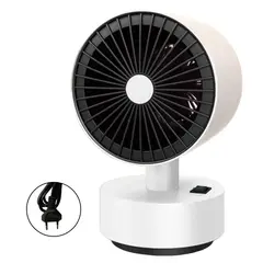 OMAS - Termo Ventilador Giratorio Calefactor Eléctrico 600W Oficina Blanco