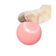 GENERICO - Juguete Gato Bola Interactivo Inteligente Recargable Rosa