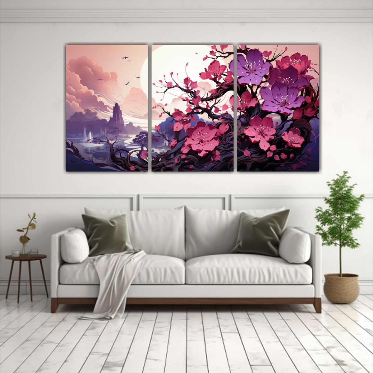 GENERICO - Pintura De Diseño De Tres Bellas Artes: Simplicidad, Un ár 240x120cm