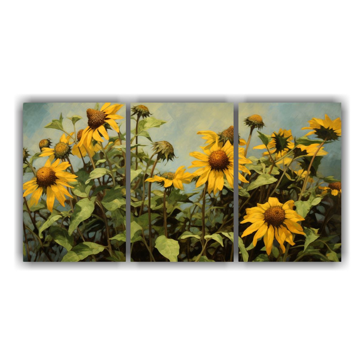 GENERICO - Pintura Abstracta De Alcachofas De Jerusalén Alta Intensida 240x120cm