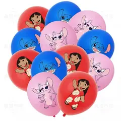 GENERICO - Set de Globos látex temática lilo y stich