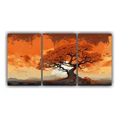 GENERICO - Pinturas Decorativas De Neonoir: Juego 3 Acuarelas Gama De C 240x120cm