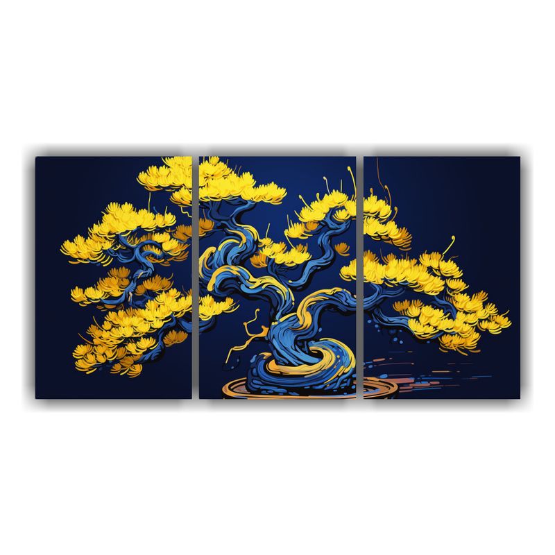 GENERICO - Pintura Decorativa De Composición Fotográfica De Un árbol 240x120cm